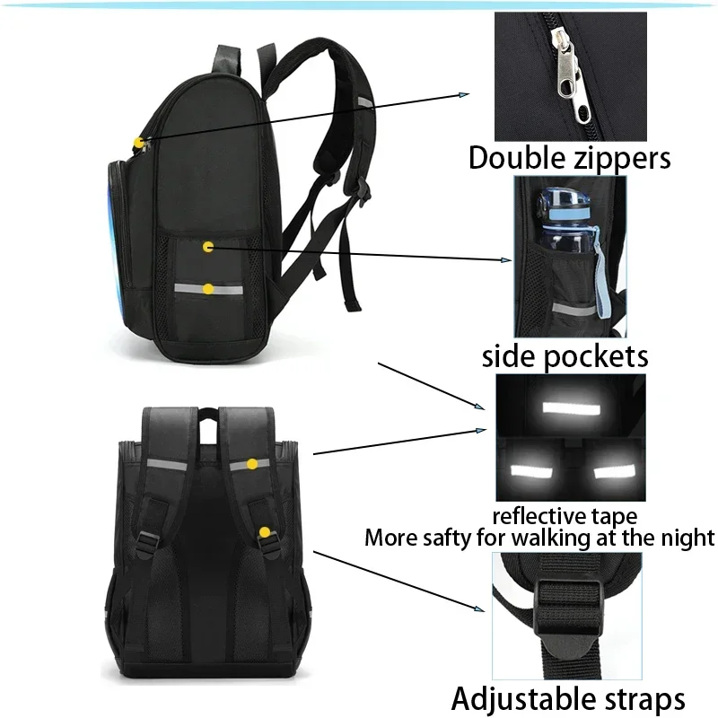 Large Child Anime One Punchs Man Backpack Boy Girls School Bag For Men Women Traveling Backpack Durable and Multi Compartmen 6