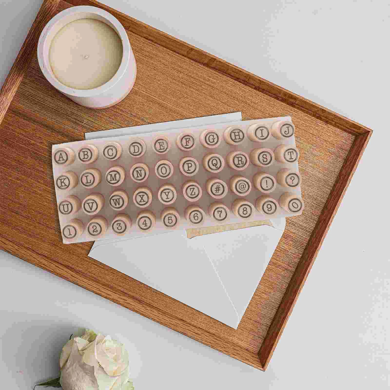 문자 실린더 도장 우표, 영어 나무 알파벳 스크랩북, DIY 용품
