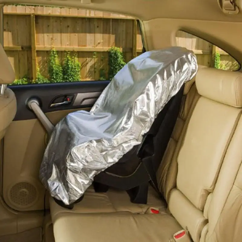 Sun Shade For Car Seat Car Baby Sun Shade Elastic Baby Seats Heat Protector Portable Cooling Seat Heat Shield For