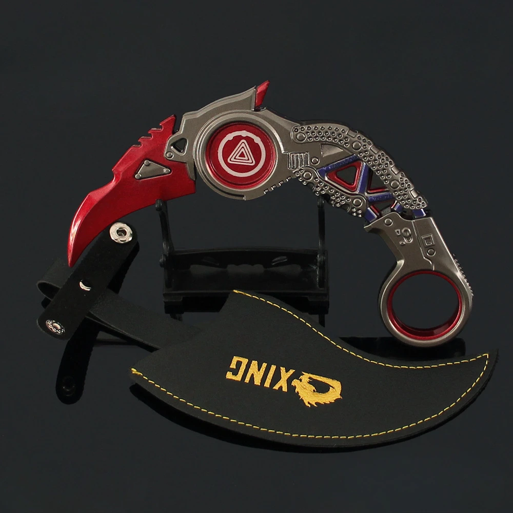 APEX Heirloom Weapon Raptor Claw Knife Upgrade Model Outdoor Training Knife with Holster 16cm