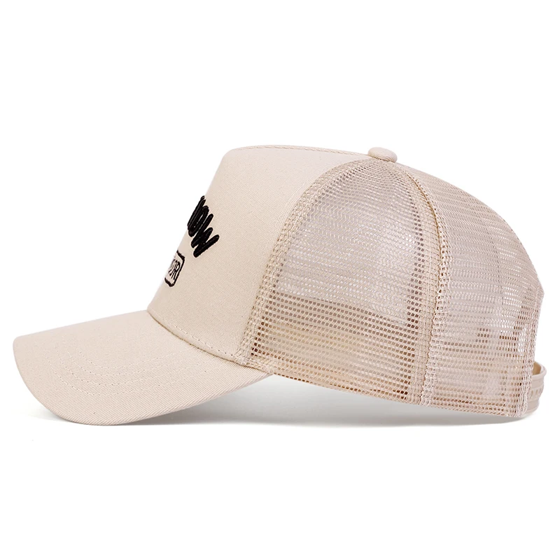 Unisex SCHIFF SHOW Brief Stickerei Baseball Net Caps Frühling und Sommer Outdoor Einstellbare Casual Hüte Sonnenschutz Hut Sport Kappe – Detail 9