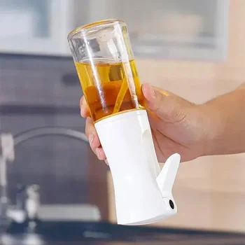 1pc 300ml Oil Spray Bottle Kitchen Cooking Olive Oil Dispenser Camping BBQ Baking Vinegar Soy Sauce Sprayer Containers 4