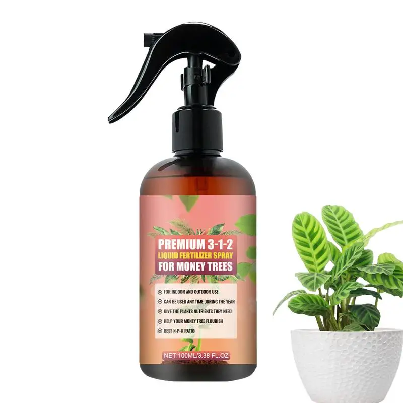 

100ml Liquid Spray For Money Tree Multi-purpose Plant Fertilizer Liquid Organic Liquid Plant Food Nutrients For Vital Health