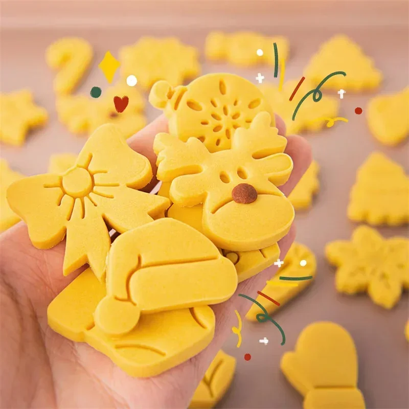 Formina Per Biscotti In Plastica A Forma Di Alce - Colore Rosso - Stampo Per Dolci E Frollini, Ideale Per Cucina Creativa E Decorazioni