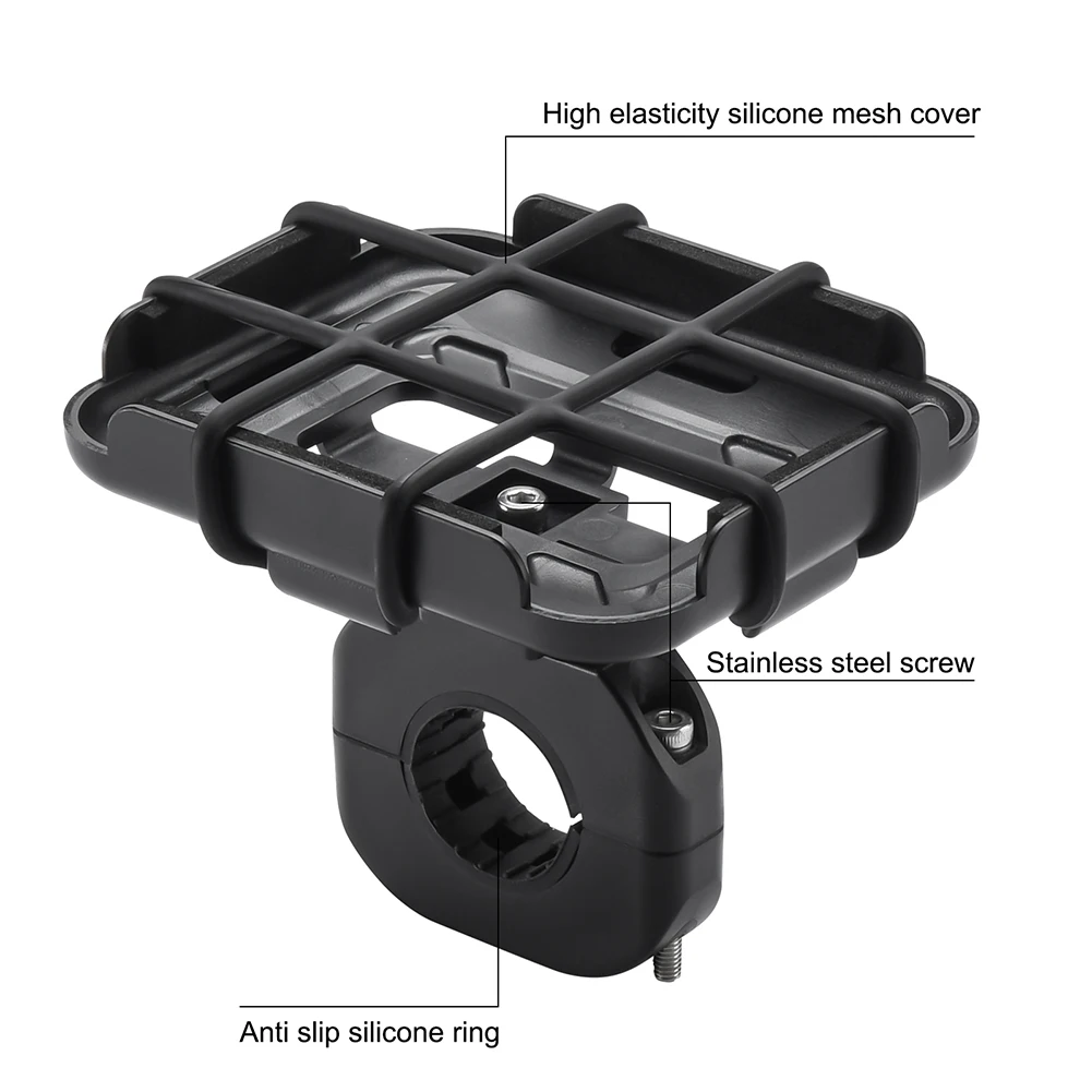 Portable MTB Road Bike Bracket Speaker Rack Anti-slip Portable Speaker Mount for JBL GO 4/GO 3/GO 2 BT Wireless Speaker
