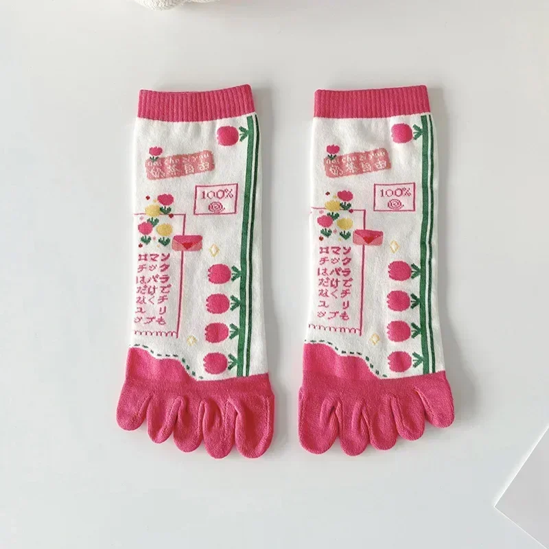 5 Paia Di Calzini Per Bambini Con Dita, Calzini A Cinque Dita Con - Foto 7