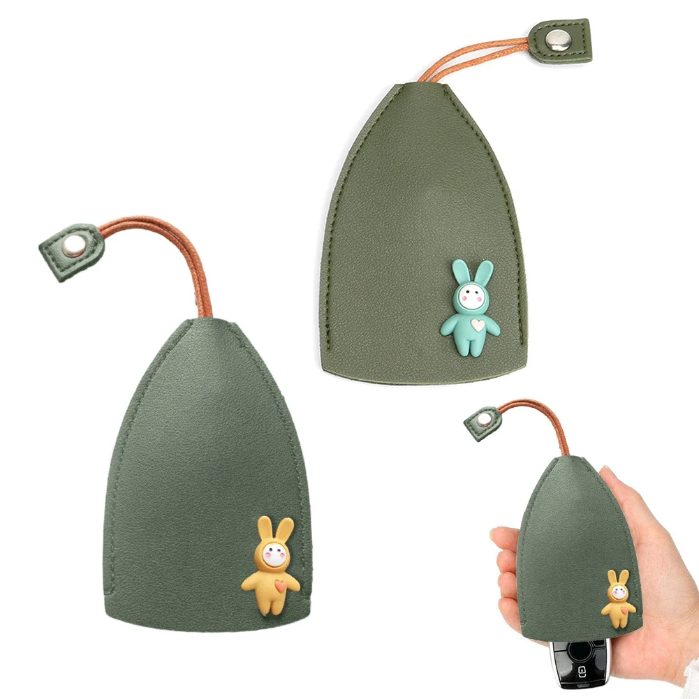 Cute PU Pull Out Key Holder For Keys Creative Key Case Leather Keychain Leather Bag For Keys Car Box Pouch For Key Case Bag Accessories Key Holder Key Organizer Key Purse