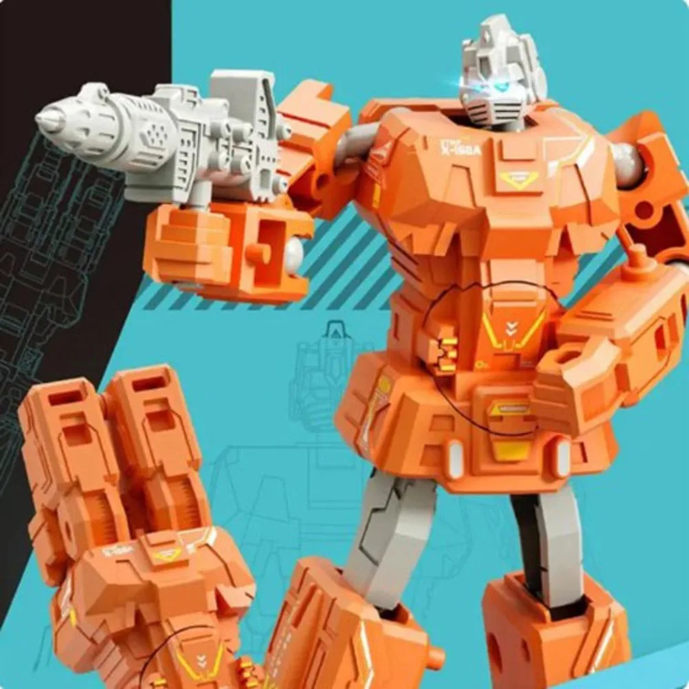 Wear Resistant Robot Deformation Pen Portable Non-toxic ABS School Office Supplies Stationery Gel Pen Children 6