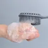 Double-Sided Silicone Back Scrubber Long Handle Long Handle Body Bath Brush Mud Back Scrubber Shower Massage Exfoliation Brush 5