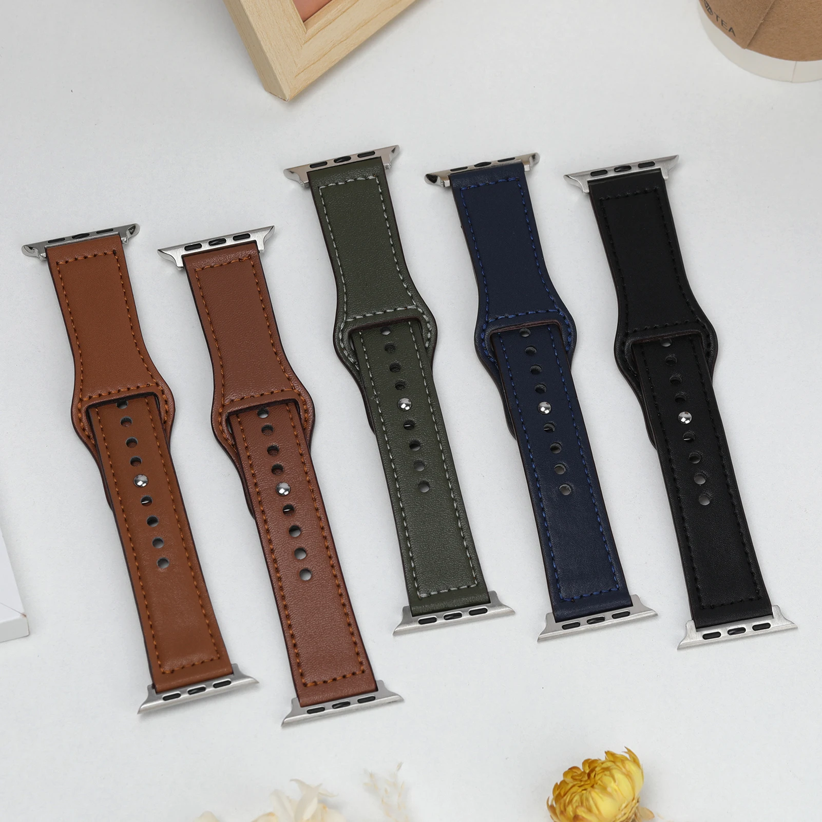 Luxurious Leather Watch Strap - Premium Design