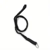 1PC Elastic Kayak Paddle Leash Adjustable with Safety Hook Fishing Rod Pole Coiled Lanyard Cord Tie Rope Rowing Boat Accessories 6
