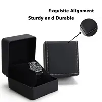 Coffret cadeau de montre unique avec oreiller, présentoir de montre-bracelet en cuir PU, organisateur pour hommes 1