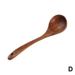 Elegant Walnut Wood Cooking & Serving Utensil Set (D)
