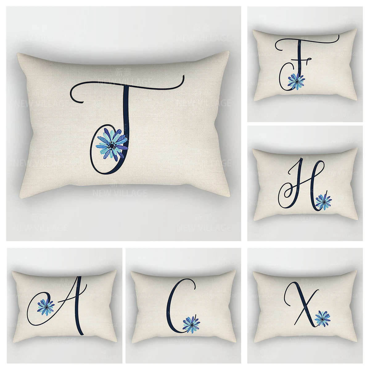 

Home Decor 26 Letter Alphabet Pillowcase autumn decoration pillow cushion cover decorations throw pillow covers30*50 40x60 50*70