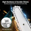 6 Inch Chain Saw Cordless Electric Saw Handheld Garden Logging Chainsaw Wood Cutting Power Tool for Makita 18V Battery 5