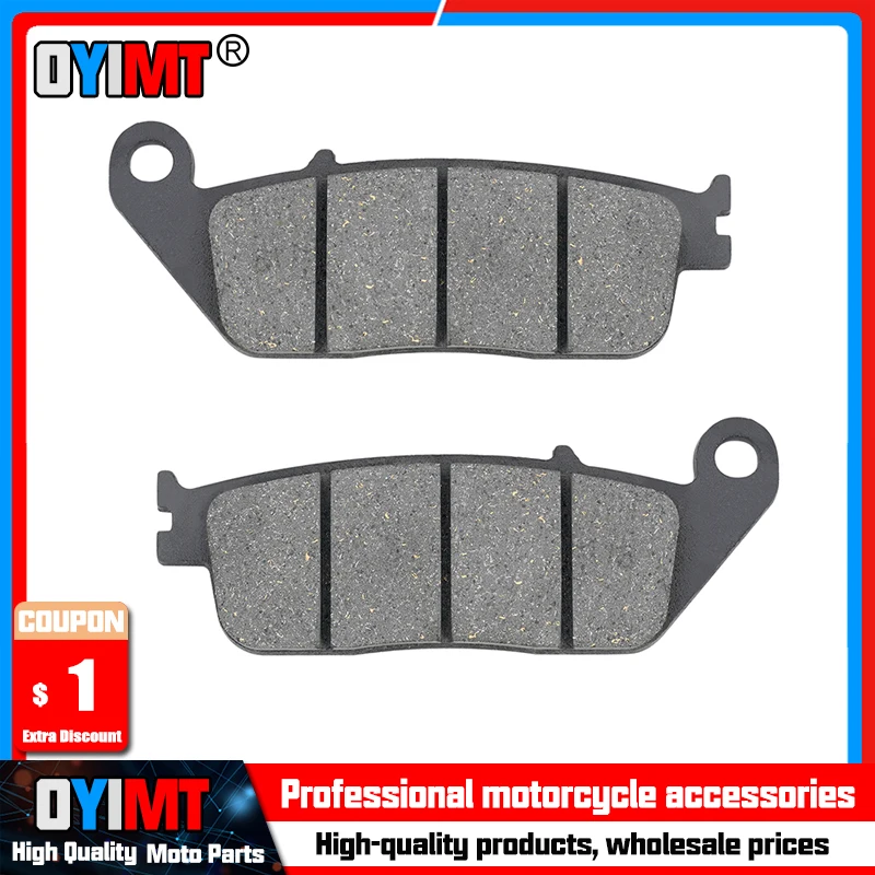 Motorcycle Front Brake Pads for HONDA NV400 NV 400 Steed 95-97 XR400 XR 400 Supermotard 06-08 VT600 VT 600 Shadow 94-99 motorcycle brake pads