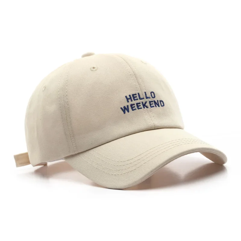 Baseball Hat Women Spring/Summer Duck Tongue Sunshade Letter Embroidered