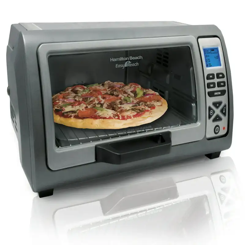 

Easy Reach Toaster Oven with Roll-Top Door