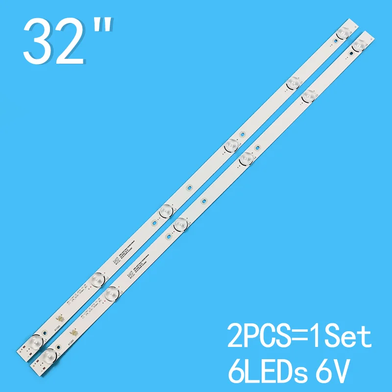 2PCS 6LED 6V LED backlight strip for 32inch JL.D32061330-081AS-M FZD-03 E348124 MS-L1343 L2202 L1074 V2 2-6-3030-300MA-36V for 32 lcd tv lig innotek 32inch wxga ndsoem wa kdl 32r410b kdl 32r420b kdl 32r430b kdl 32r433b kdl 32r435b kdl 32r413b