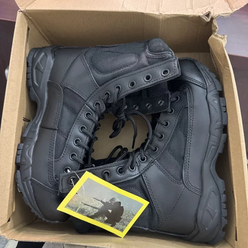 New Sport Army Men Combat Tactical Boots Outdoor Hiking Desert Leather Ankle Boots Male Combat Shoes Botas Hombre