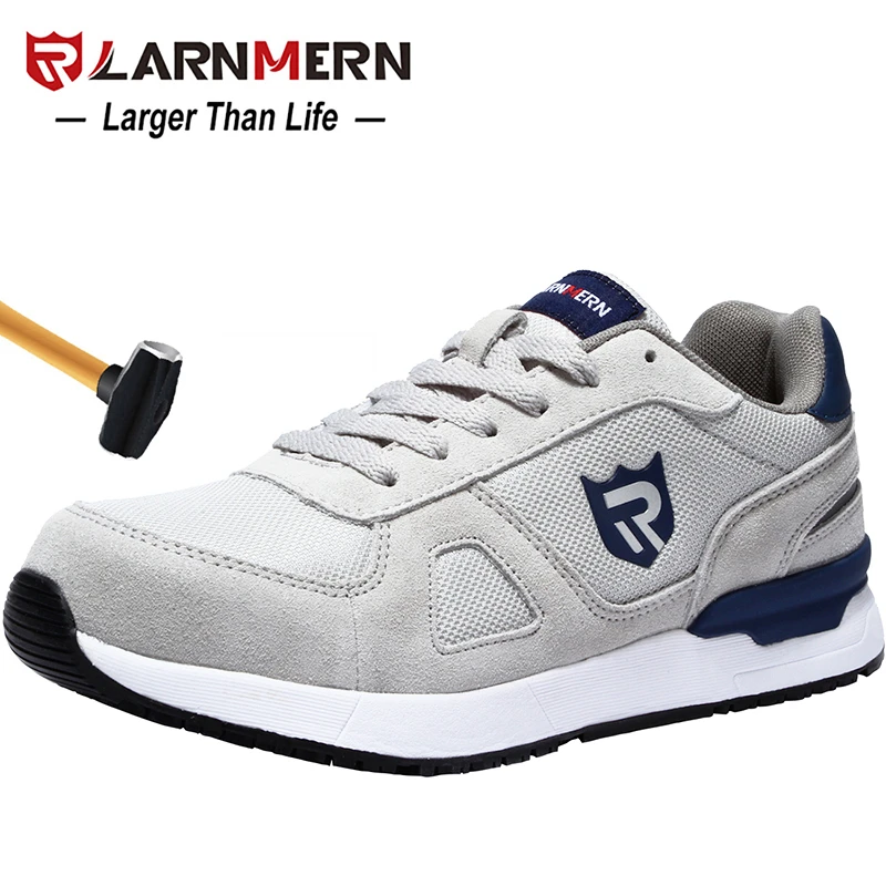 larnmern steel toe shoes men