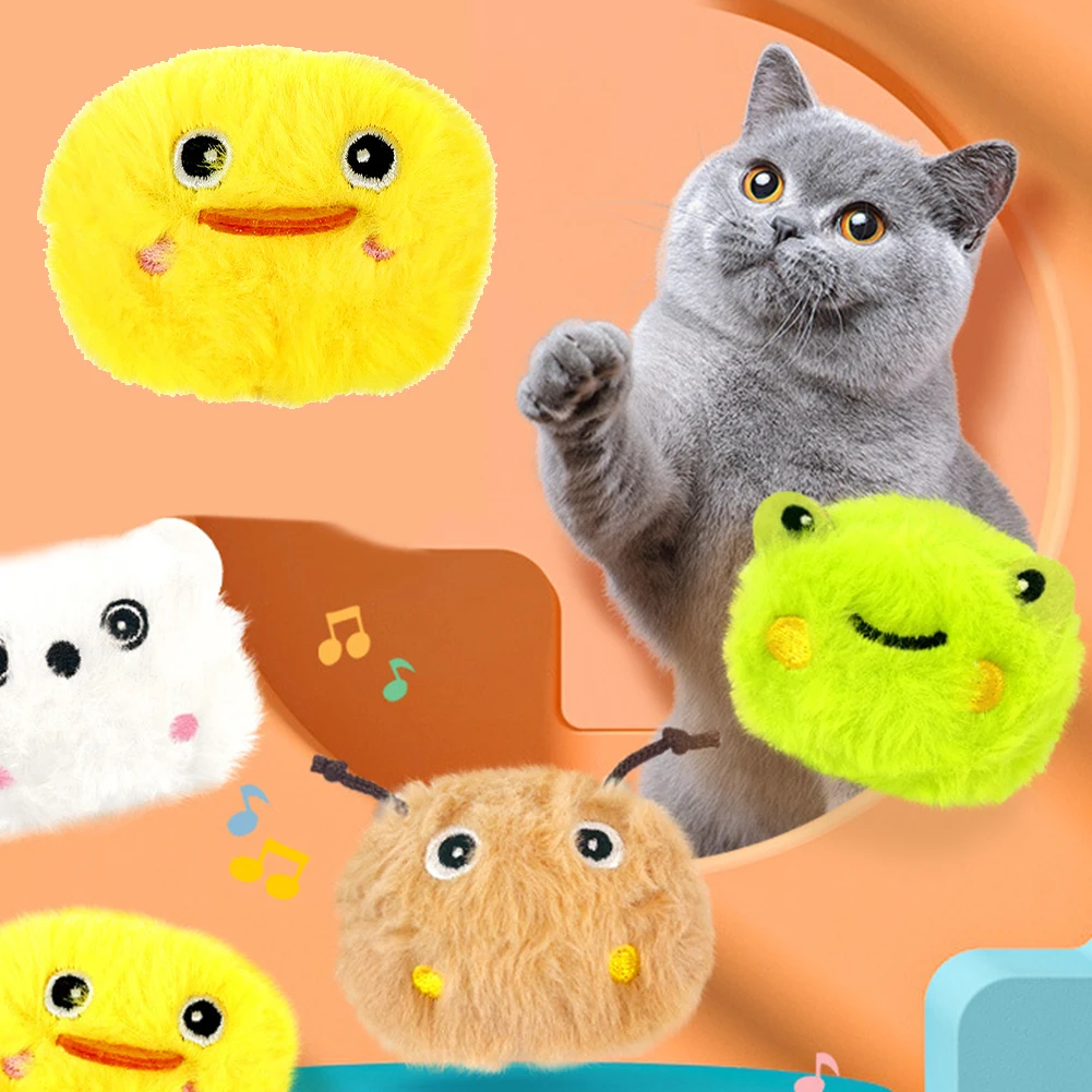 Cat Interactive Toys Gravity Ball Insect Calling Christmas Toys Ball Sounding Catnip Toys Pet Supplies For Cat Kitten Dog Puppy pet toys for cats interactive puzzle training turntable windmill ball whirling toys for cat kitten play game cat supplies