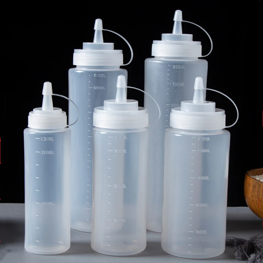 Sauce Dispenser Bottles Olive 1pc Squeeze Condiment Bottles Ketchup