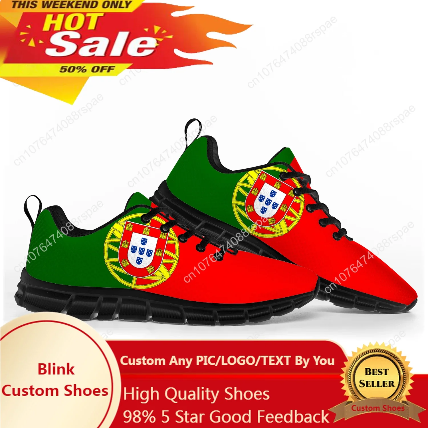 

Portugal Flag Sports Shoes Mens Womens Hot Teenager Kids Children Sneakers Portugal Casual Custom High Quality Couple Shoes