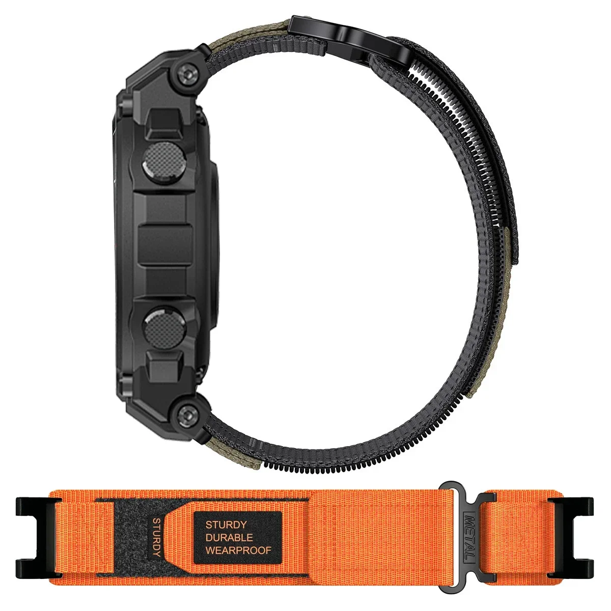 Durable Nylon Loop Strap for Smartwatch - Sport Bracelet Edition