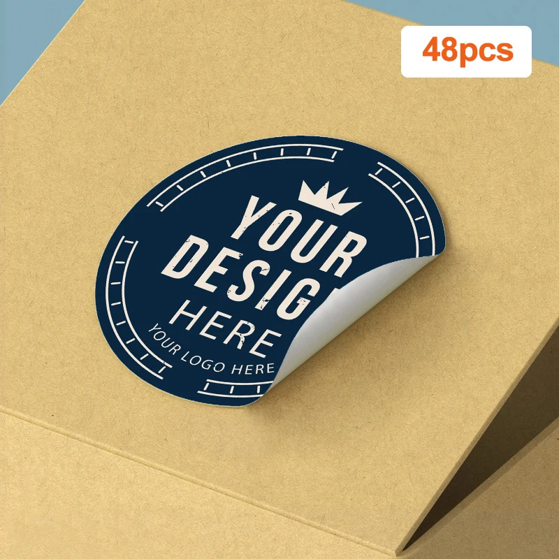 Customized Photo & Logo Stickers Instant Service-Personalized Vinyl Decals for Weddings,Parties, Brand Promotion, Durable Labels