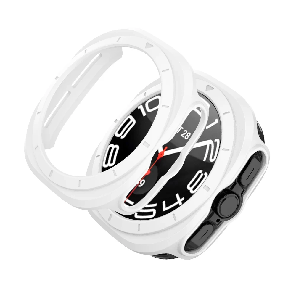 Enhanced Protective PC Case for Smartwatch - Hollow Frame Hard Bumper Cover