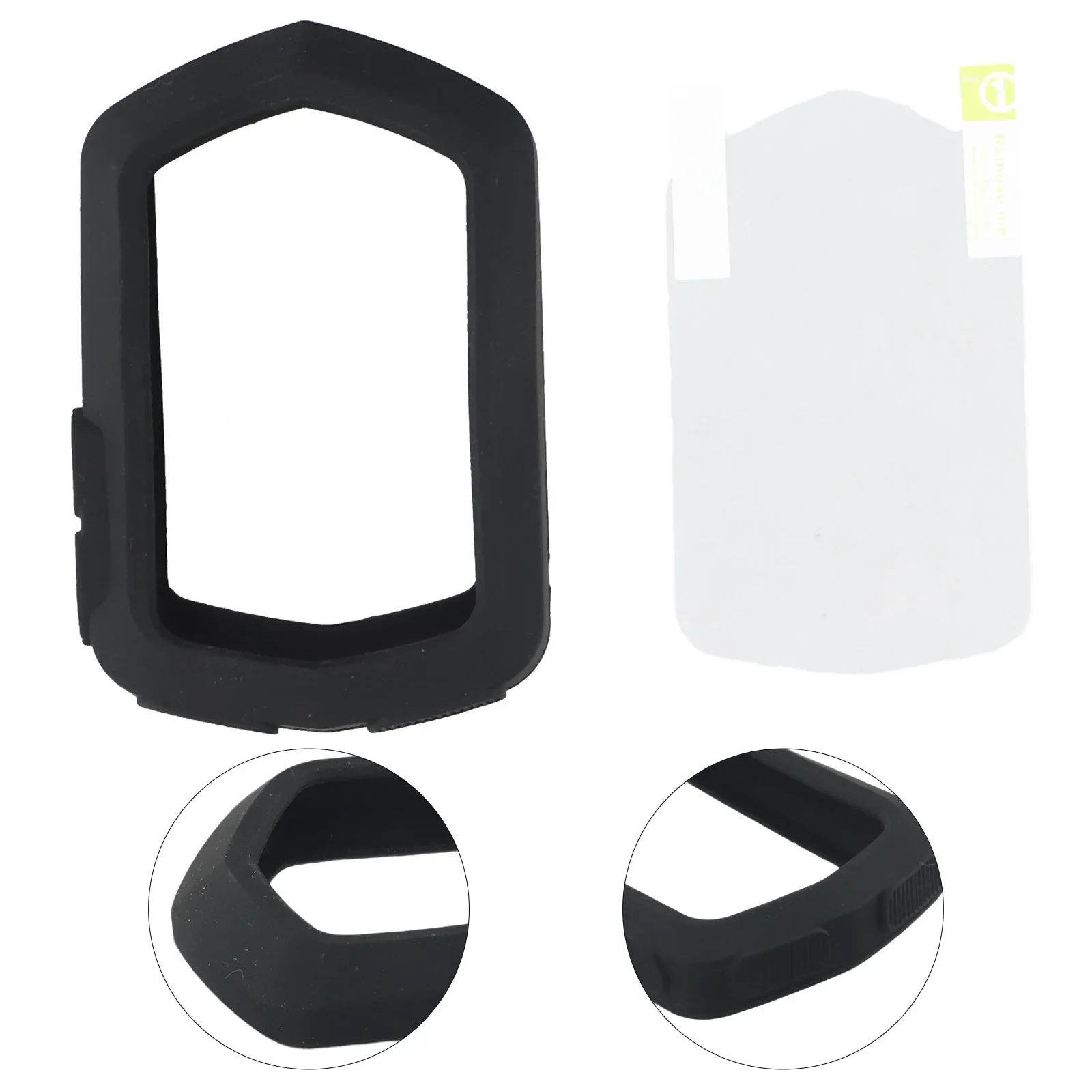 

Brand New Protective Cover Silicone Protector Removable Road Cycling Parts Scratch-proof Stopwatch HD Screen Film