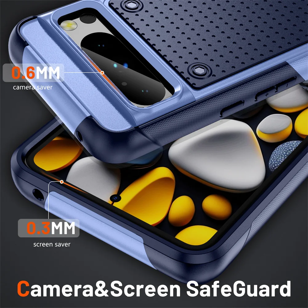 Luxury Military Grade Armor Shockproof Phone Case - Heavy Duty Full Protection PC+TPU Cover Bumper