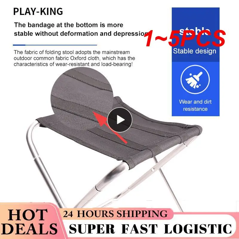 

1~5PCS Folding Small Stool Bench Stool Portable Outdoor Mare Ultra Light Subway Train Travel Picnic Camping Fishing Chair