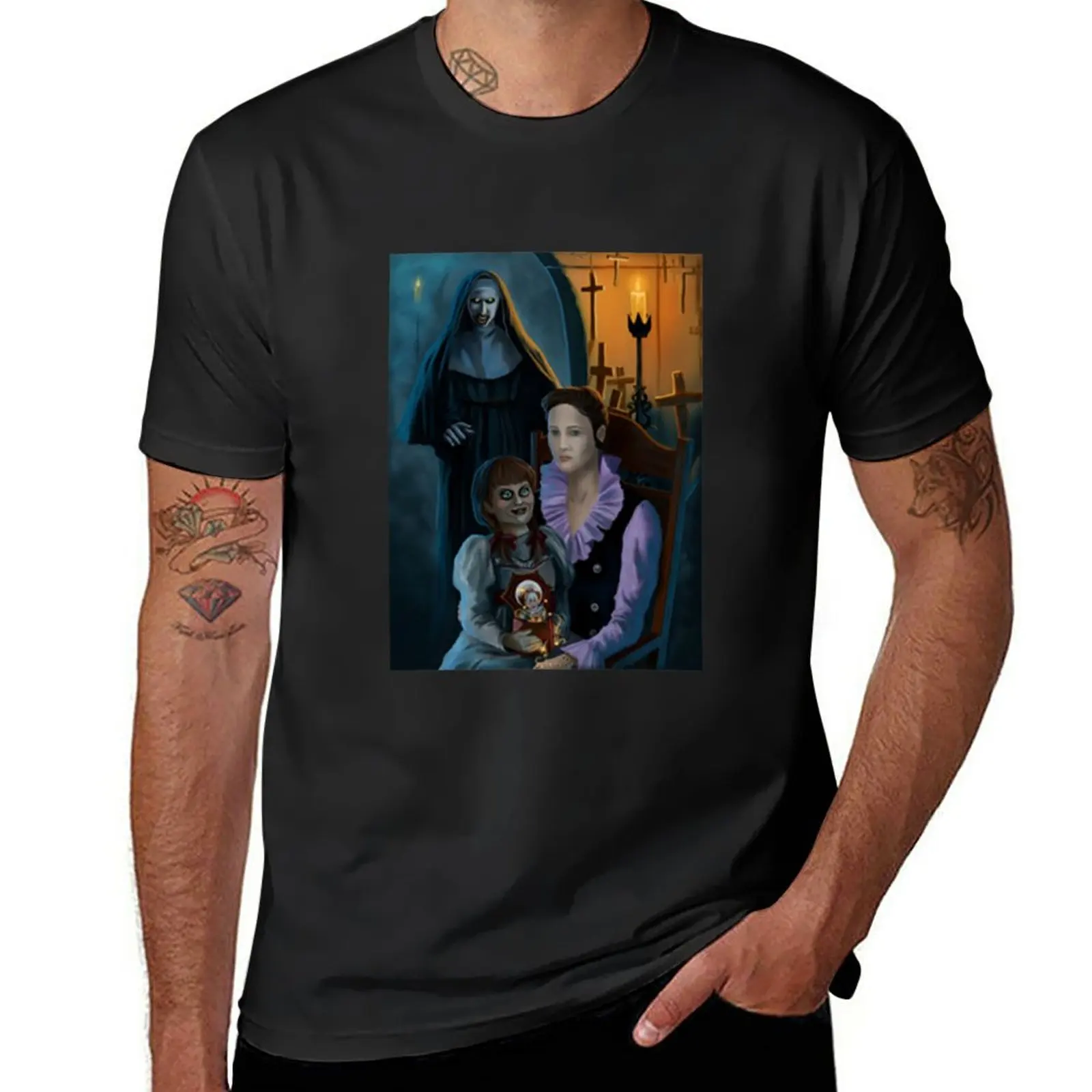 

The Conjuring T-Shirt boys whites kawaii clothes boys animal print men clothing