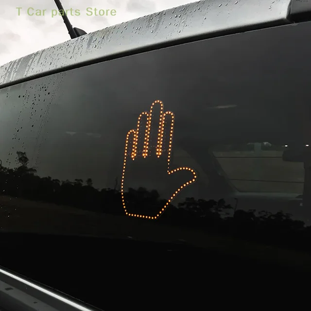  LED Middle Finger Sign for Car, Truck, Thank You Light, Thumb  Up Down Light, Cool Car Interior Light to Express Yourself, Cool Funny Car  Accessories Gadgets : Automotive