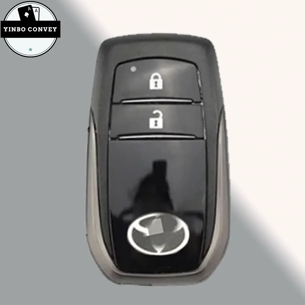 YINBO Modified Smart Remote Key Shell 2/3/4Button (Board 5290) With Emergency Key Blade For Toyota Camry RAV4 Prado Land Cruiser