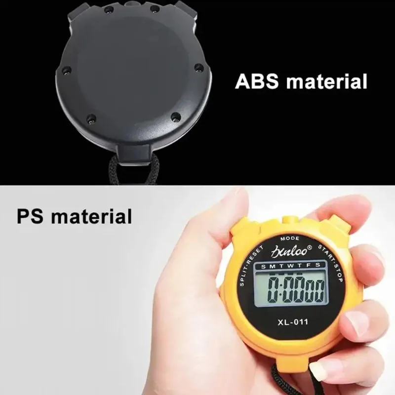 Multifunctional Stopwatch Counter Handheld Sport Stopwatch Digitale Display Fitness Timer Teller Draagbare Stopwatch Timing