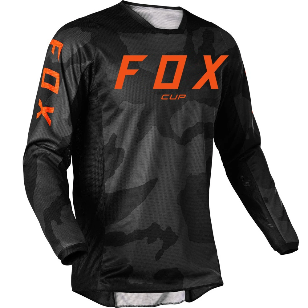 2022 Downhill Jerseys Fox Cup Mountain Bike MTB Shirts Offroad DH