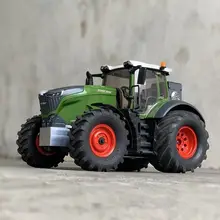  1/16 RC 4x4 Metal Tractor R4WD with Differential Lock RTR Wheeled Tractor Construction Machinery Model RC Car BoyToy 