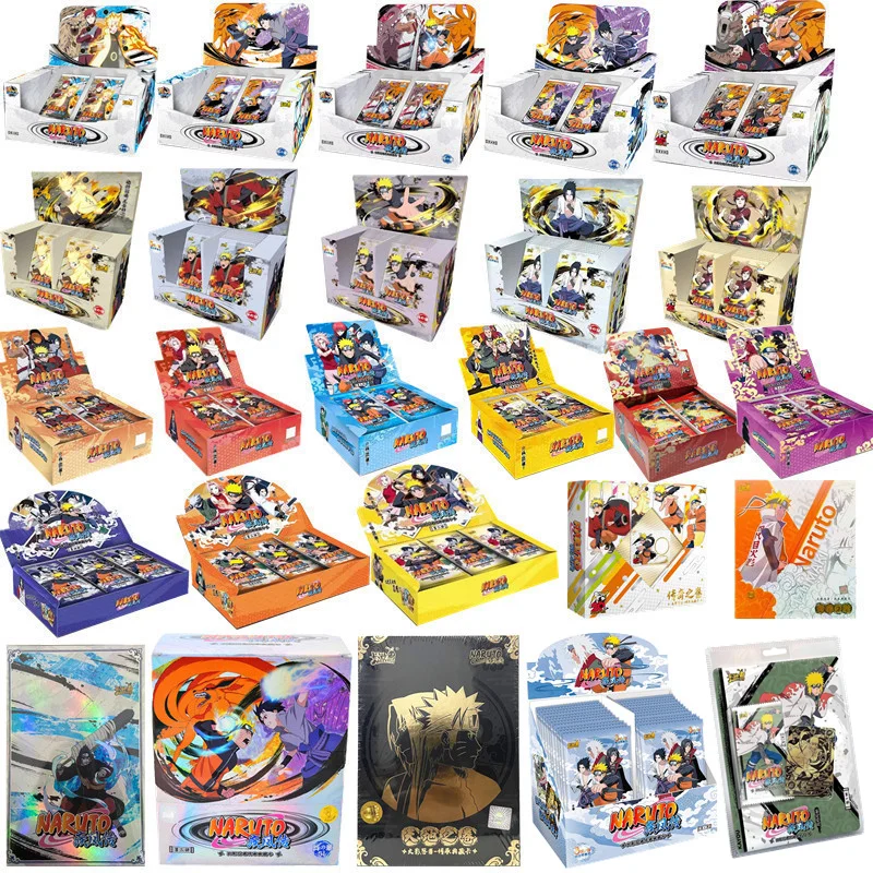 Kayou Original Naruto Serie Completa Card Booster Pack Anime Figure Rare Collection Cards Flash Card Toy Per Bambini Regalo Di Natale