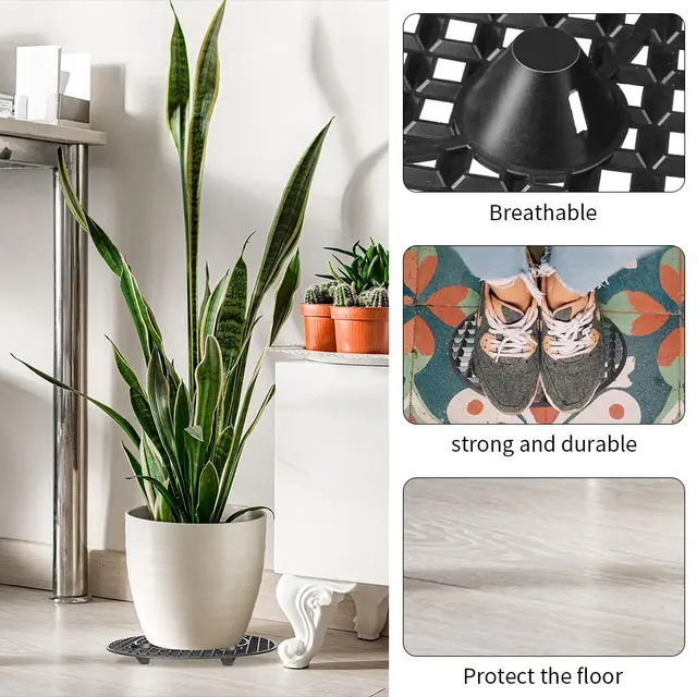 20/30/40 Cm -Es Növényi Edény Csészealj Szintű Lift Nagy Teherbírású Állványok A Rothadás És Károsodás Megakadályozására Teraszon Fedélzeten - Image 4