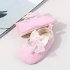 Spring Autumn New Newborn Girl Infant Flat Shoes Fashion Sweet Princess Soft Sole Toddler Shoes Mesh Lace Bow Baby First Walkers 6
