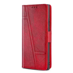Solid Color PU Leather Flip Cover with Magnetic Closure - Durable Protective Phone Case for A5 4G(Europe)(173mm (Red)