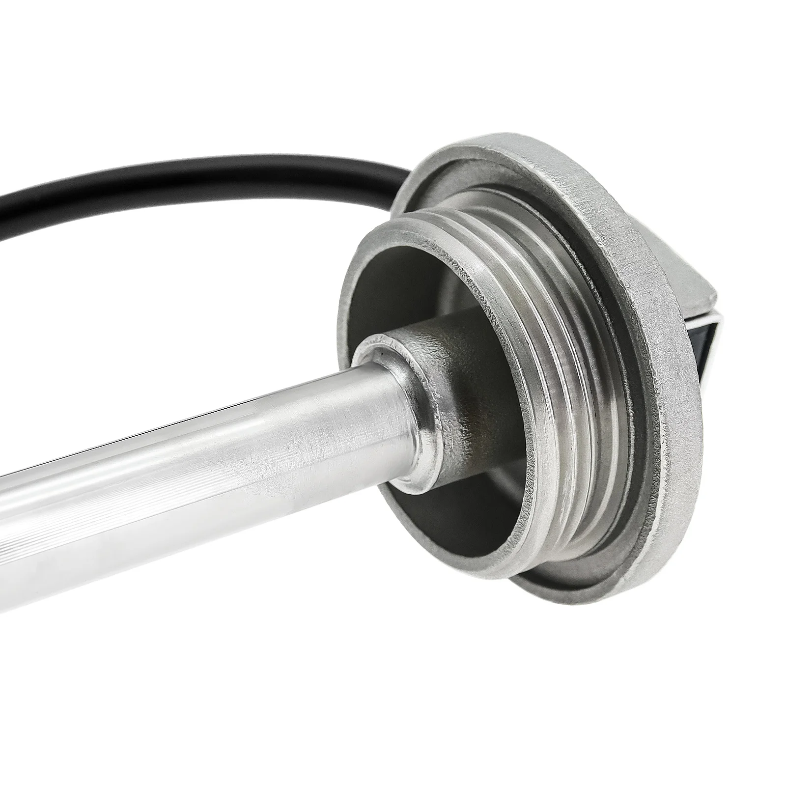 ZMFJH 0-190OHM 오일 연료 레벨 센서 나사형 41.5MM BSP1 1/4 수위 센서 100-600MM 스테인리스 스틸 자동차 보트 요트 탱크용