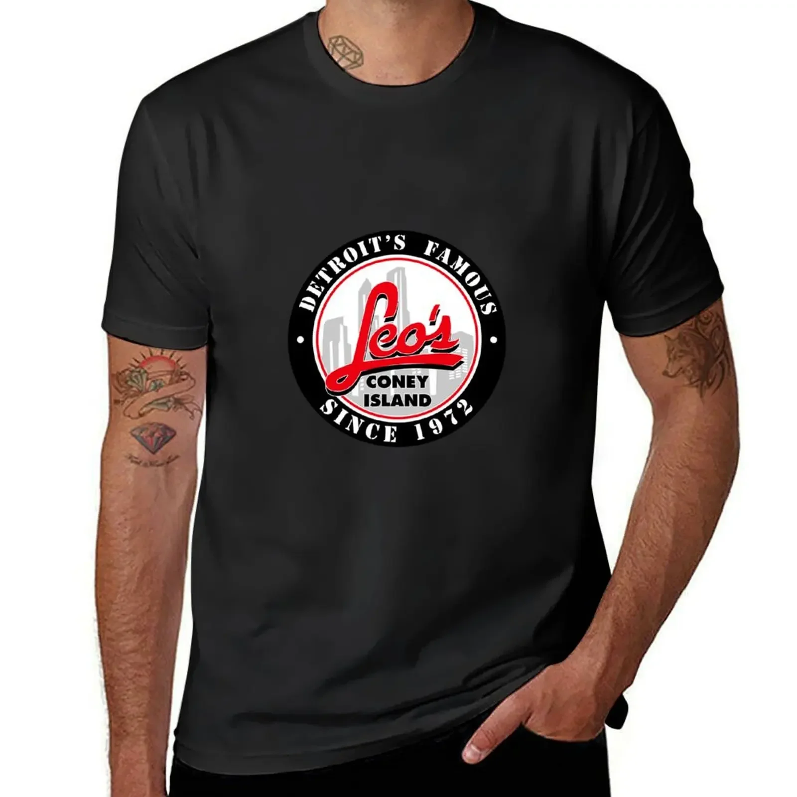 

leo's coney island T-shirt new edition customs mens graphic t-shirts big and tall