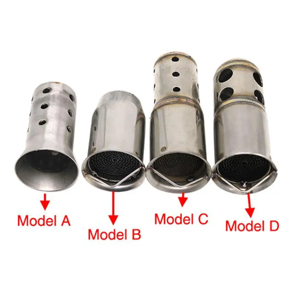 Motorbike Universal Front Catalyst DB Killer Removable Silencer Motorcycle Exhaust Pipe Noise Reduction Plug