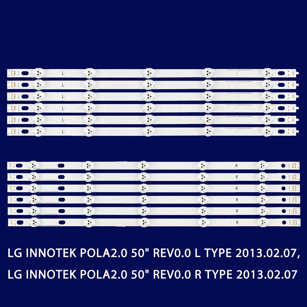 LED-Hintergrundbeleuchtungsstreifen Für TV LG INNOTEK POLA2.0 32" Set 3 Stuck Typ A X 2 Stuck Typ B X 1 Stuck Agfj 20270