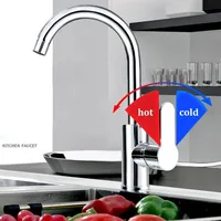 Kitchen Faucet Household Splash-proof Boosting Hot And Cold Faucet Hot And Cold Vegetable Wash Basin Dishwashing Pool Sink 3