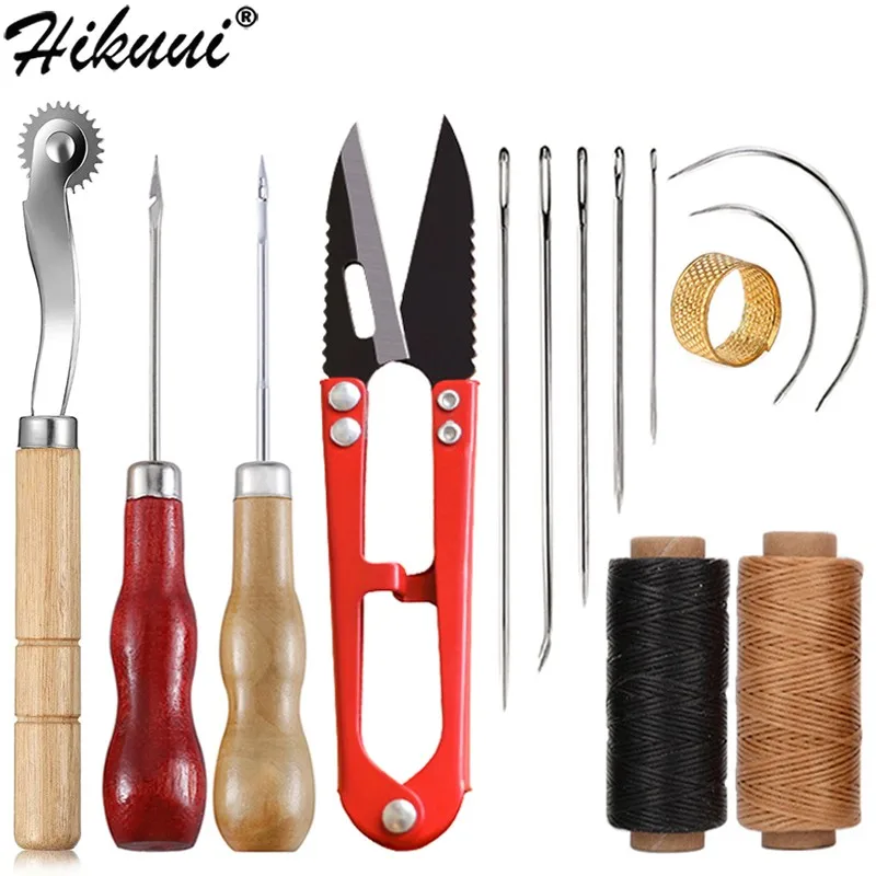 HandSewingToolsForLeather30MWaxedThreadStitchingNeedlesYarn